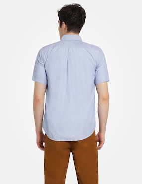 Camisa de vestir Dockers de algodón manga corta para hombre