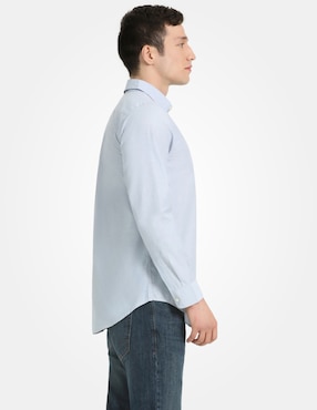 Camisa formal Dockers de algodón manga larga para hombre
