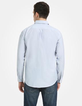 Camisa formal Dockers de algodón manga larga para hombre