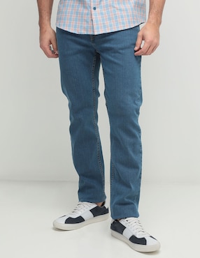 Jeans Regular Yale Lavado Obscuro Para Hombre