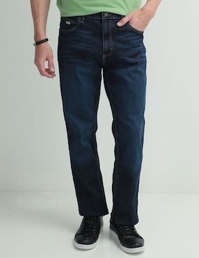 Jeans Regular Lee Lavado Stone Wash Para Hombre