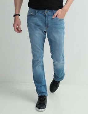 Jeans Slim Lee Lavado Stone Wash Para Hombre