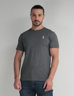 Playera U.S. Polo Cuello Redondo Para Hombre