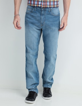 Jeans Regular Lee Deslavado Para Hombre