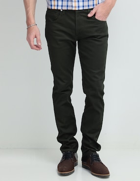 Pantalón Slim Lee De Gabardina Para Hombre