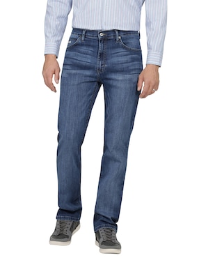 Jeans Regular Lee Lavado Whisker Para Hombre