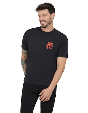 Playera Lee Cuello Redondo Para Hombre