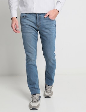 Jeans Slim Yale Lavado Claro Para Hombre