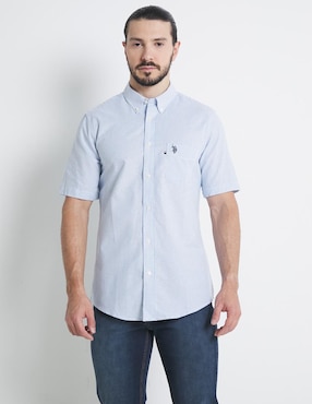 Camisa Casual Us Polo De Algodón Manga Corta Para Hombre