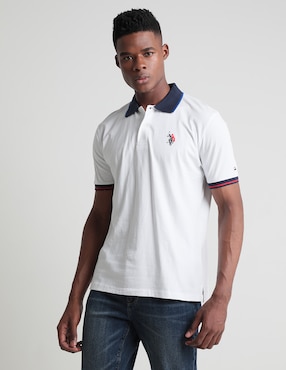 Playera Tipo Polo Us Polo Para Hombre