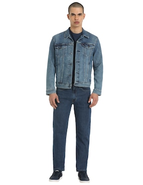 Jeans straight Levi´s 505 lavado rinse para hombre