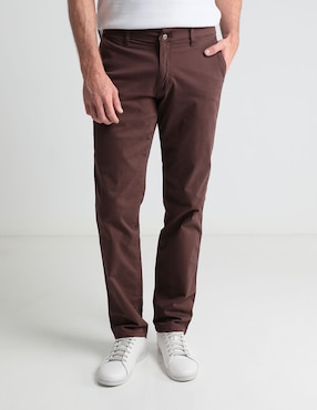 Pantalón Straight Lee De Algodón Para Hombre