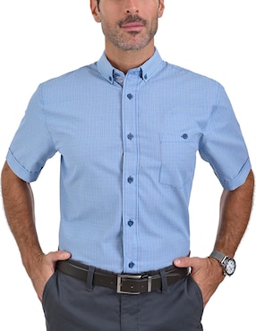 Camisa Casual Yale Manga Corta Para Hombre