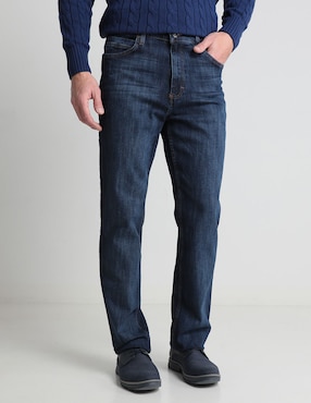 Jeans Slim Lee Lavado Obscuro Para Hombre