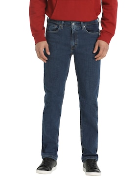 Jeans Straight Levi's Lavado Whisker Para Hombre