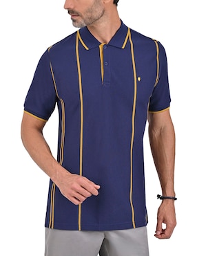 Playera Tipo Polo Yale Para Hombre