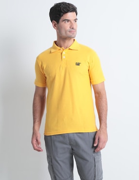 Playera Tipo Polo Caterpillar Para Hombre