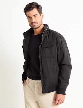 Chamarra Bomber Dockers Con Capucha Para Hombre