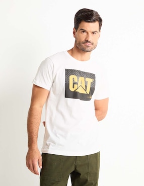 Playera Caterpillar Cuello Redondo Para Hombre