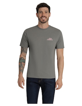 Playera Lee Cuello Redondo Para Hombre