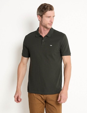 Playera Tipo Polo Lee Para Hombre