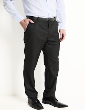 Pantalón De Vestir Straight Yale De Algodón Para Hombre