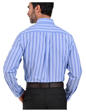 Camisa casual Yale de algodón manga larga para hombre