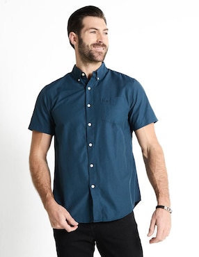 Camisa casual Dockers de algodón manga corta para hombre