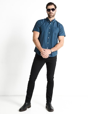 Camisa casual Dockers de algodón manga corta para hombre