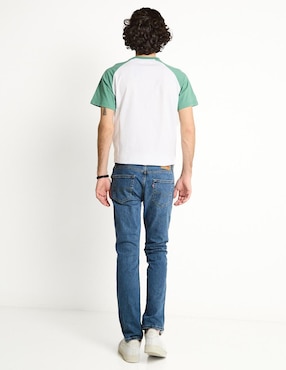 Jeans slim Levi´s lavado medio para hombre