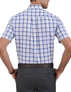 Camisa casual Yale de algodón manga corta para hombre