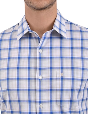 Camisa casual Yale de algodón manga corta para hombre