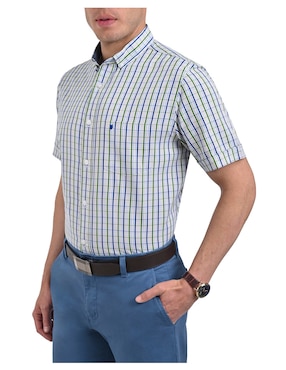 Camisa casual Yale manga corta para hombre