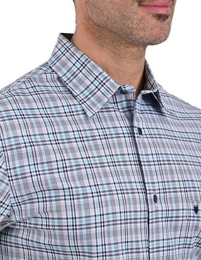 Camisa casual Yale de algodón manga corta para hombre
