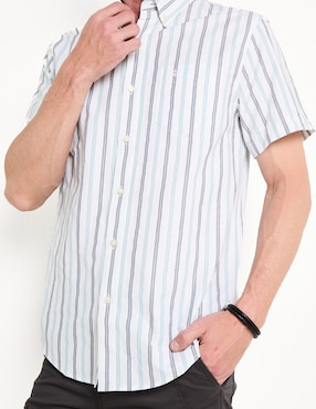 Camisa casual Dockers de algodón manga corta para hombre