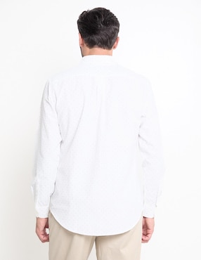Camisa casual Dockers de algodón manga larga para hombre