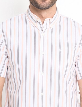 Camisa casual Dockers de algodón manga corta para hombre