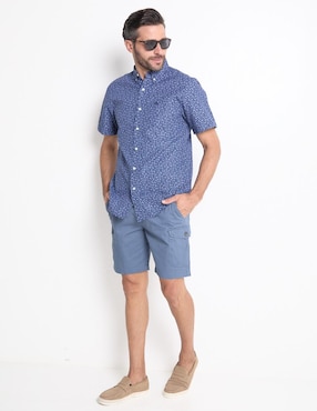 Camisa casual Dockers de algodón manga corta para hombre