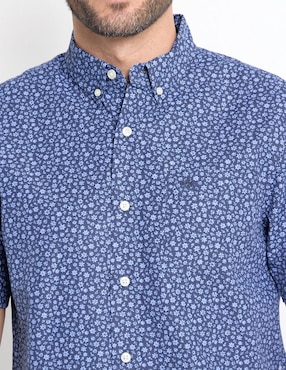 Camisa casual Dockers de algodón manga corta para hombre