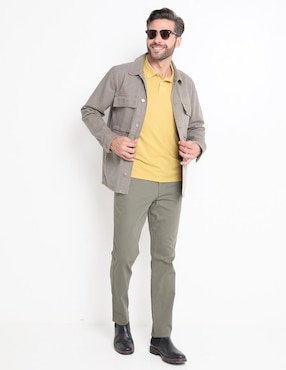 Pantalón recto Dockers de algodón para hombre