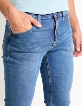 Jeans slim Lee lavado whisker para hombre