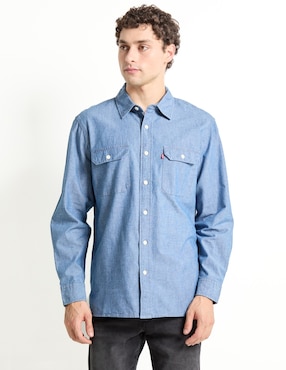 Camisa casual Levi´s de algodón manga larga para hombre