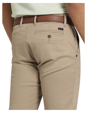 Pantalón chino recto Lee de gabardina para hombre