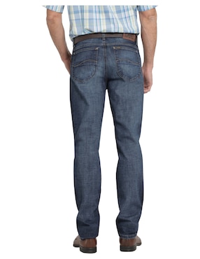 Jeans straight Lee lavado whisker para hombre