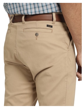 Pantalón chino recto Lee de gabardina para hombre