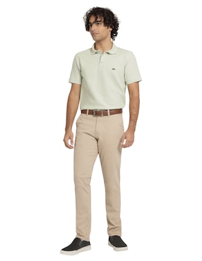 Pantalón chino regular Lee de gabardina para hombre