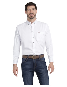 Camisa casual Lee manga larga para hombre