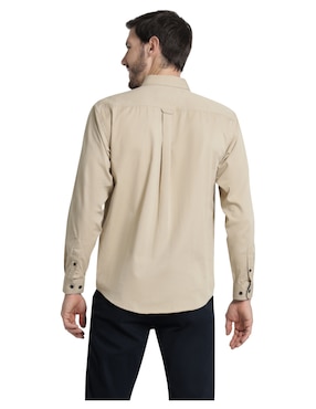 Camisa casual Lee manga larga para hombre