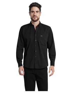 Camisa casual Lee manga larga para hombre