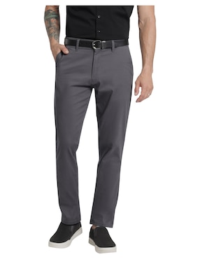 Pantalón chino slim Lee de gabardina para hombre